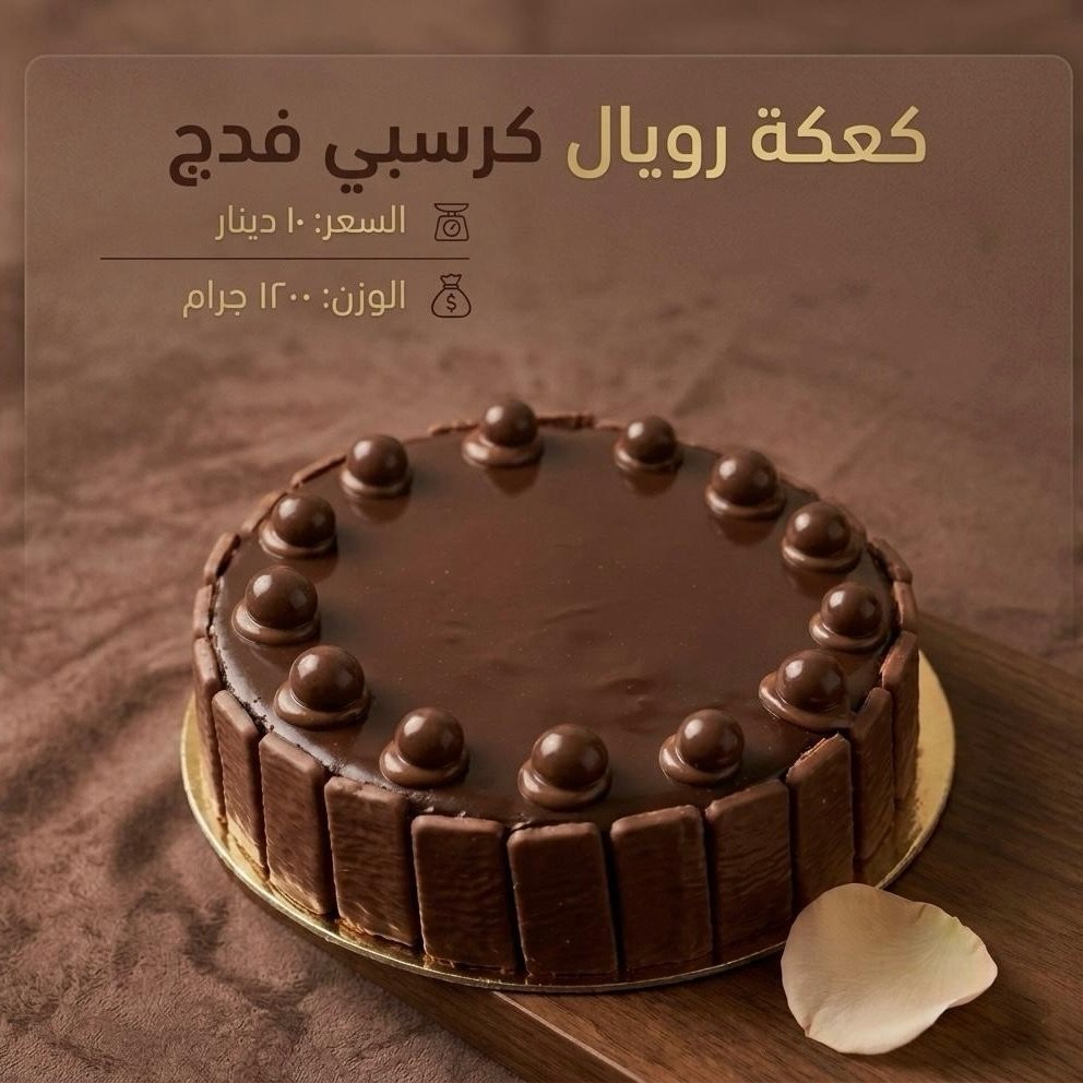 كعكة رويال كرسبي فدج